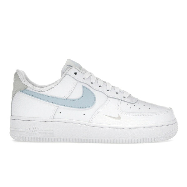 Nike ナイキ レディース スニーカー 【Nike Air Force 1 Low White Light Armory Blue Mini Swoosh (Women's)】 サイズ US_7.5(24.5cm) White/Light Armory Blue/Light Bone｜asty