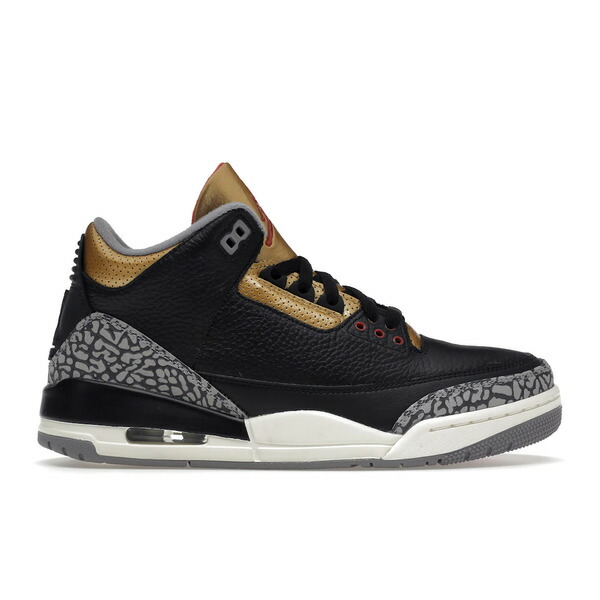 Jordan ジョーダン レディース スニーカー  【Jordan 3 Retro Black Cement Gold (Women\u0027s)】  大きさ US_5.5(22.5糎) Black/Fire Red/Metallic Gold/Cement Grey