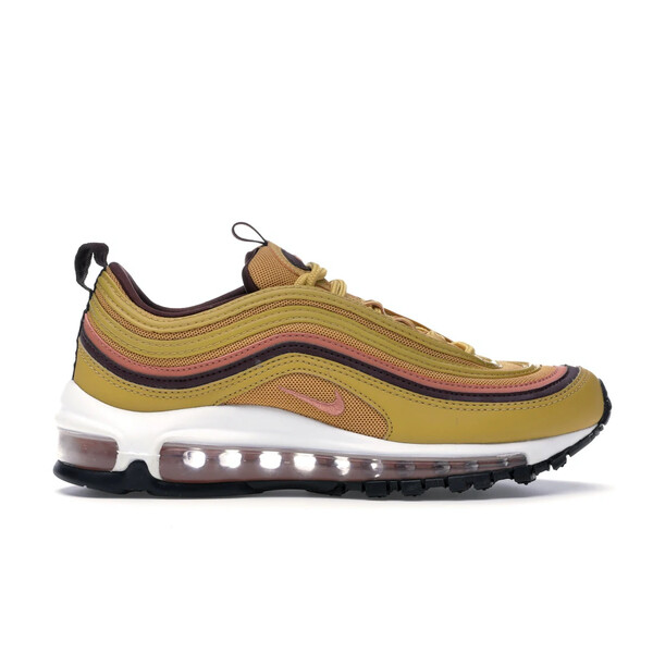 Nike ナイキ レディース スニーカー  【Nike Air Max 97 Mustard (Women\u0027s)】  大きさ US_7(24.0糎) Wheat Gold/Terra Blush-Burgundy Crush