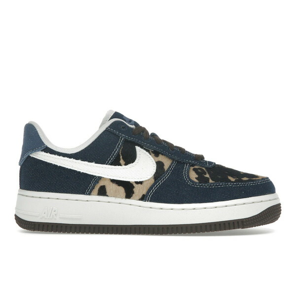 Nike ナイキ レディース スニーカー  【Nike Air Force 1 Low Cheetah Blue Denim (Women\u0027s)】  大きさ US_W_12.5 Blue Void/Sail/Baroque Brown