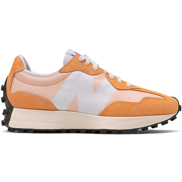 New Balance ニューバランス レディース スニーカー 【New Balance 327 Peach Sand (Women's)】 サイズ US_W_12 Orange/Pink/White|asty
