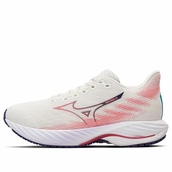 Mizuno ミズノ レディース スニーカー  【(WMNS) Mizuno Wave Rider 28 \u0027Cream White Pink\u0027 J1GD240375】  大きさ US_6.5(23.5糎)