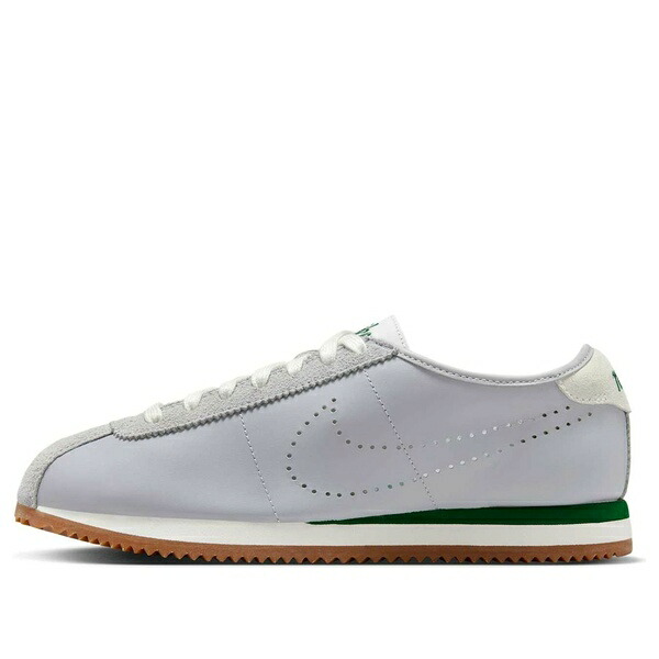 Nike ナイキ レディース スニーカー 【(WMNS) Nike Cortez Leather 'Wolf Grey Summit White Green Gum' HQ1841-001】 サイズ US_9.5(26.5cm)|asty