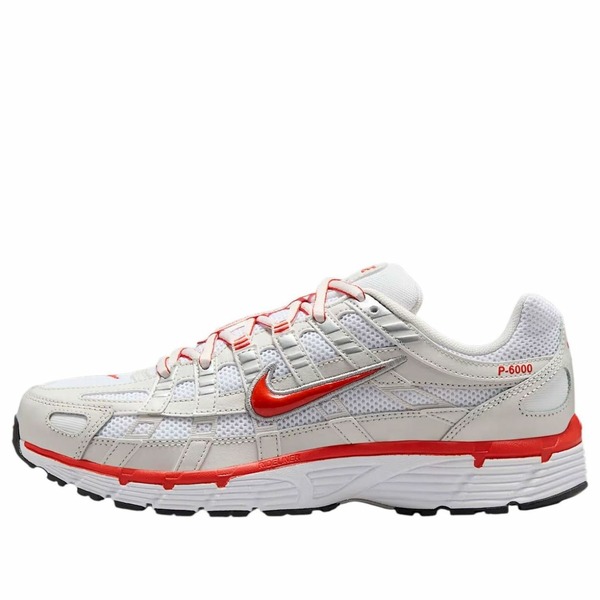 Nike ナイキ レディース スニーカー 【(WMNS) Nike P-6000 'White Platinum Tint Picante Red' BV1021-107】 サイズ US_6(23.0cm)|asty