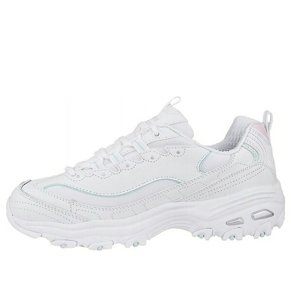 Skechers スケッチャーズ レディース スニーカー 【(WMNS) Skechers DLites Sparkling Rain 'White' 149060-WLPK】 サイズ US_6(23.0cm)|asty
