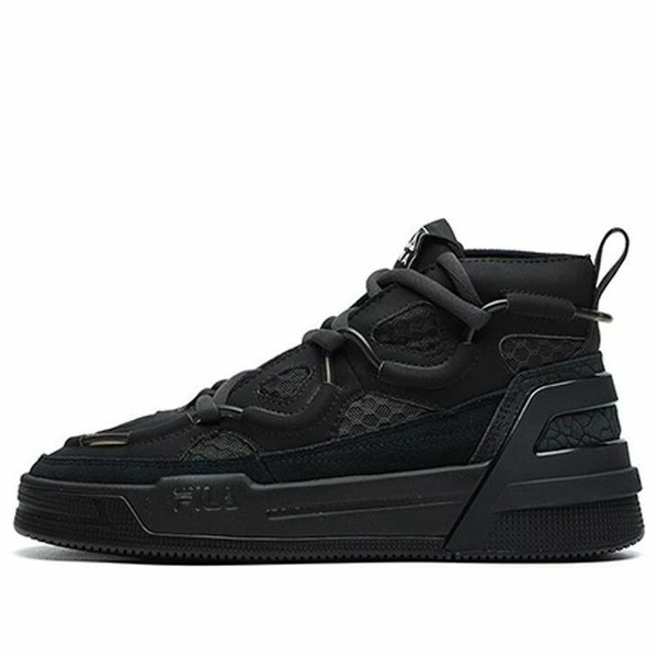 FILA フィラ レディース スニーカー  【(WMNS) FILA High-Top Black F12W141201FBU】  大きさ US_7(24.0糎)