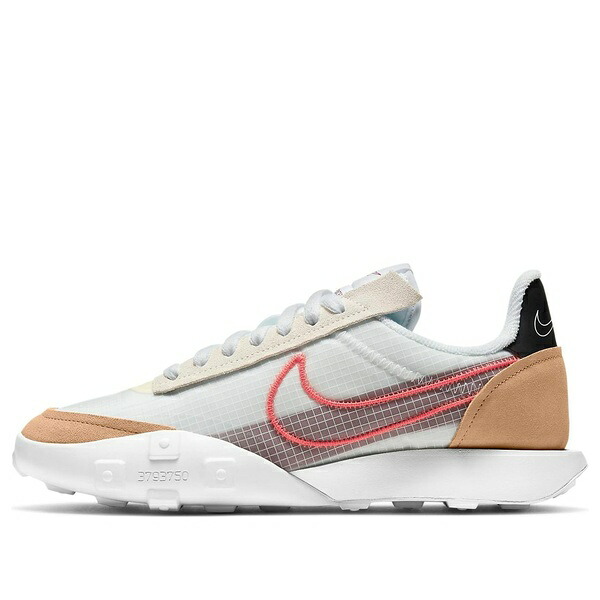 Nike ナイキ レディース スニーカー  【(WMNS) Nike Waffle Racer 2X \u0027White Bright Crimson\u0027 CK6647-101】  大きさ US_6.5(23.5糎)