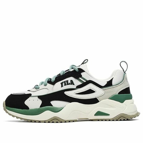 FILA フィラ レディース スニーカー  【(WMNS) FILA Rayflide Athletic Shoes \u0027Black White Green\u0027 F12W242121FWB】  大きさ US_5(22.0糎)