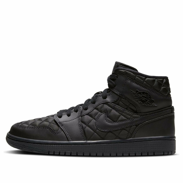 Jordan ジョーダン レディース スニーカー  【(WMNS) Air Jordan 1 Mid SE \u0027Black Quilted\u0027 DB6078-001】  大きさ US_7.5(24.5糎)
