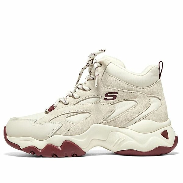 Skechers スケッチャーズ レディース スニーカー  【(WMNS) Skechers D\u0027lites 3.0 \u0027White Burgundy\u0027 167595-BURG】  大きさ US_W_10