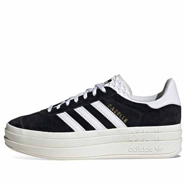 adidas アディダス レディース スニーカー  【(WMNS) adidas Gazelle Bold Black White HQ6912】  サイズ US_9.5(26.5cm)