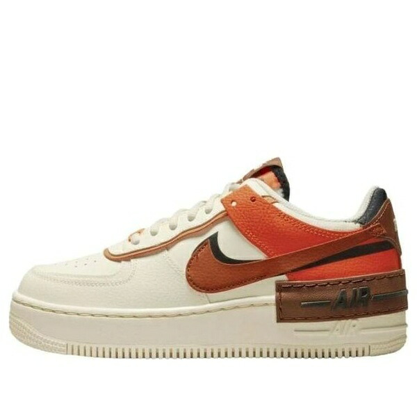 Nike ナイキ レディース スニーカー 【(WMNS) Nike Air Force 1 Shadow 'Pale Ivory Oxen Brown' CI0919-114】 サイズ US_5(22.0cm)｜asty