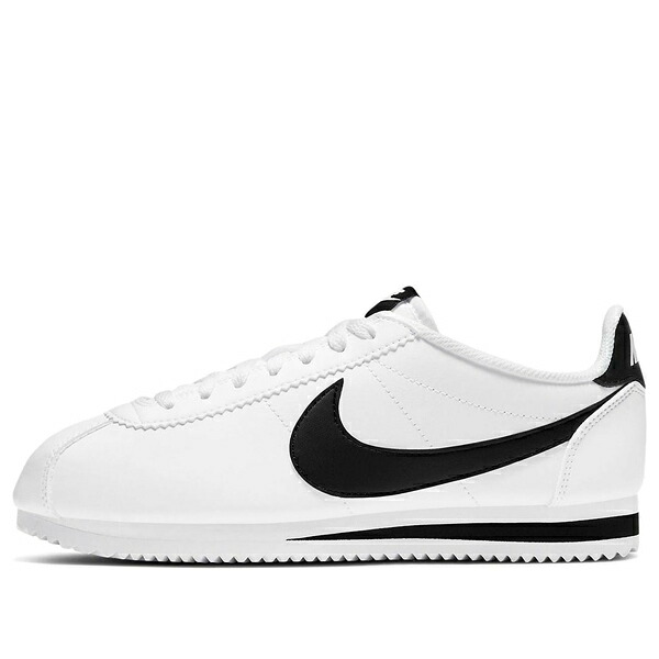 Nike ナイキ レディース スニーカー  【(WMNS) Nike Classic Cortez Leather \u0027White Black\u0027 807471-101】  大きさ US_6(23.0糎)