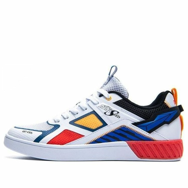 361 Degrees 361ディグリー レディース スニーカー 【(WMNS) 361 Degrees x Gundam Seed Skate Shoes 'White Blue Red' 682026617F-1】 サイズ US_6(23.0cm)画像