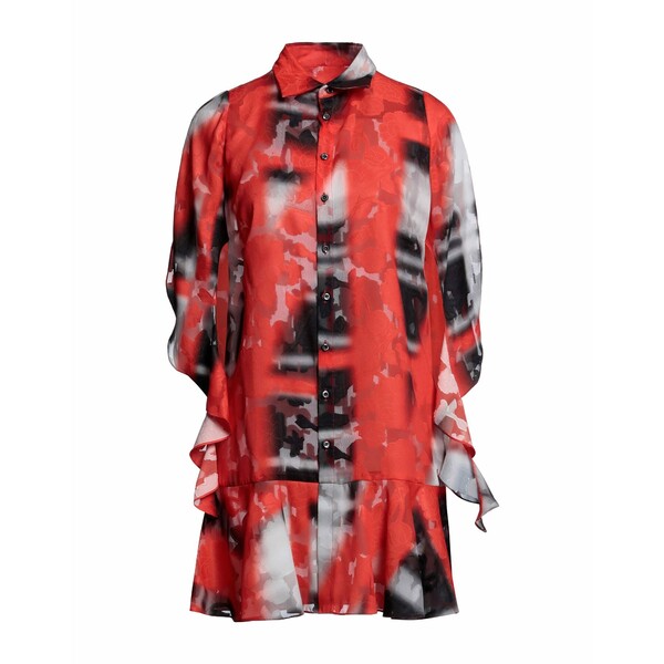 【送料無料】 ディースクエアード レディース ワンピース トップス Mini dresses Red