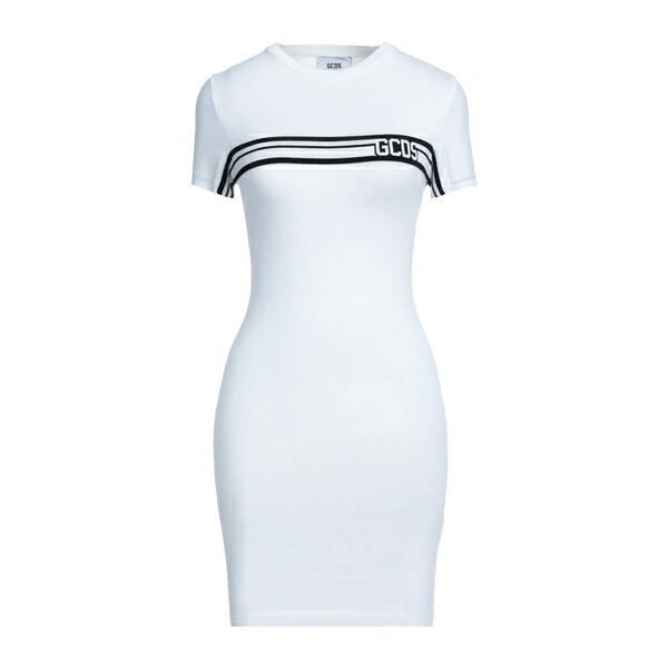 【送料無料】 ジーシーディーエス レディース ワンピース トップス Mini dresses White
