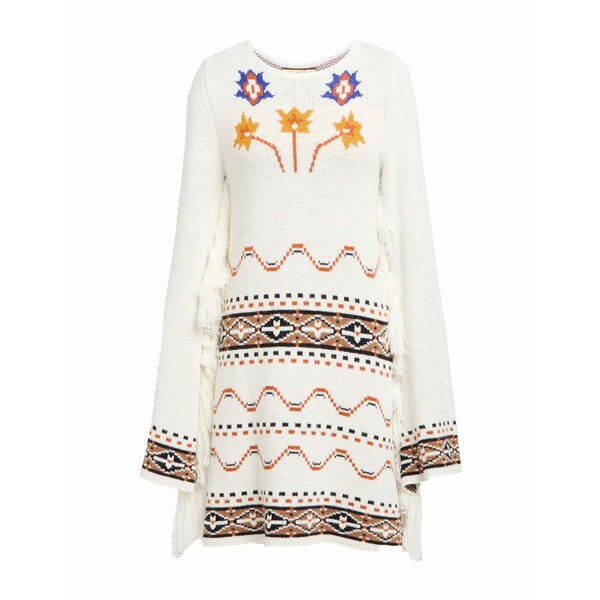 【送料無料】 エーケプ レディース ワンピース トップス Mini dresses White