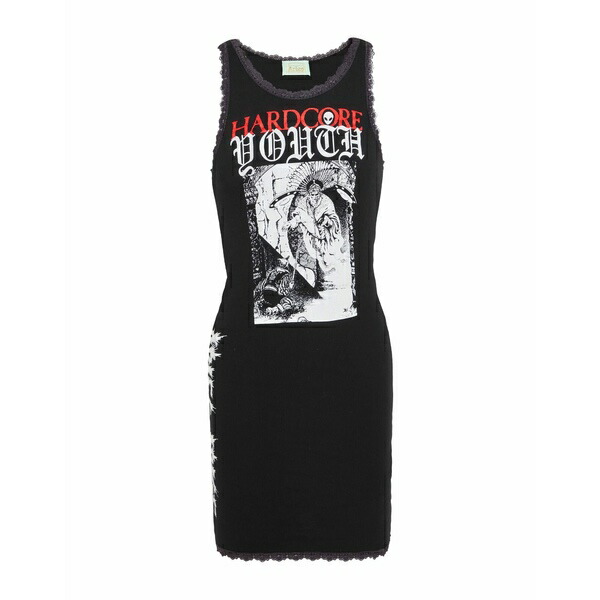 【送料無料】 アリーズ レディース ワンピース トップス Mini dresses Black｜asty