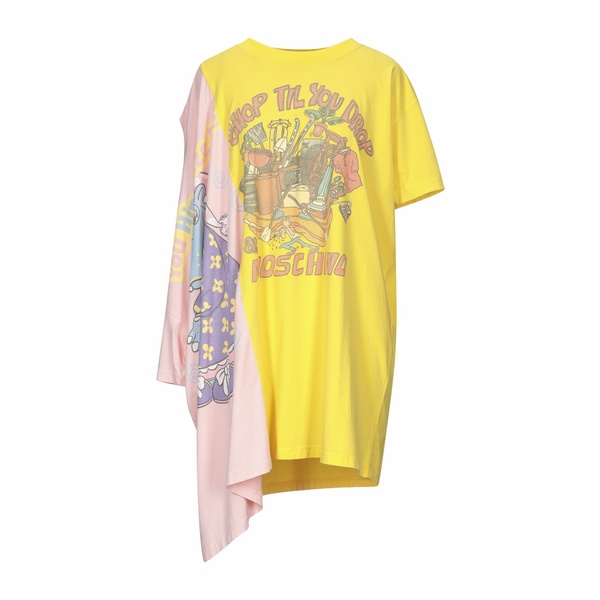 【送料無料】 モスキーノ レディース ワンピース トップス Mini dresses Yellow