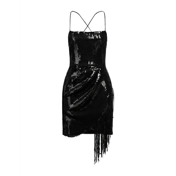 【送料無料】 アニエバイ レディース ワンピース トップス Mini dresses Black