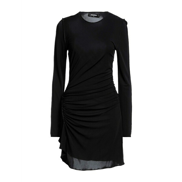 【送料無料】 ディースクエアード レディース ワンピース トップス Mini dresses Black