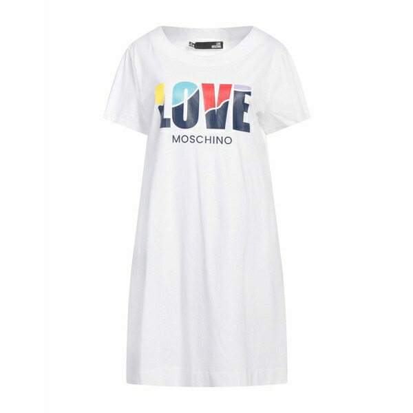 【貨物輸送無料】 モスキーノ レディース 衣装 トップス Mini dresses White