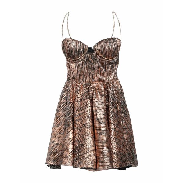【送料無料】 フェレッパ レディース ワンピース トップス Mini dresses Metallic