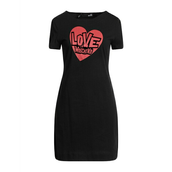 【貨物輸送無料】 モスキーノ レディース 衣装 トップス Mini dresses Black
