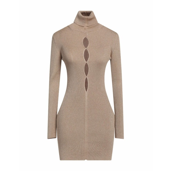 【送料無料】 サーカス・ホテル レディース ワンピース トップス Mini dresses Beige