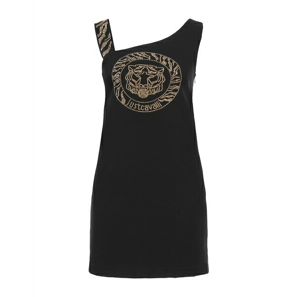 【送料無料】 ロベルトカヴァリ レディース ワンピース トップス Mini dresses Black|asty