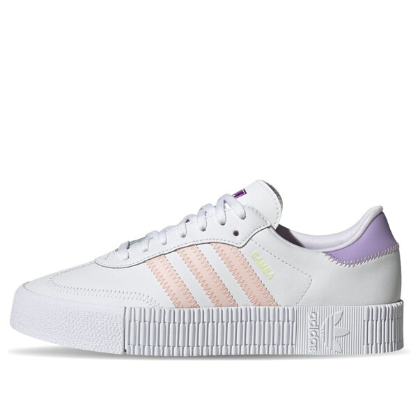 adidas アディダス レディース スニーカー  【(WMNS) adidas Sambarose \u0027White Pink Purple\u0027 FX8103】  大きさ US_6.5(23.5糎)