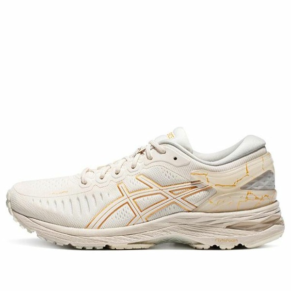 ASICS アシックス レディース スニーカー 【(WMNS) ASICS Metarun White/Gold 1012B139-100】 サイズ US_8.5(25.5cm)|asty