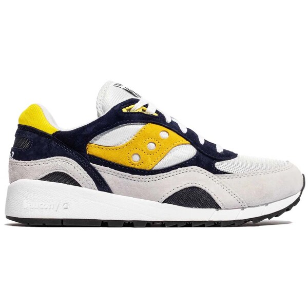Saucony サッカニー メンズ スニーカー 【Saucony Shadow 6000 Grey Navy Yellow】 サイズ US_9(27.0cm) Grey/Blue/Yellow｜asty
