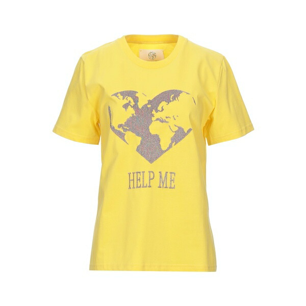【送料無料】 アルベルタ フェレッティ レディース Tシャツ トップス T-shirts Yellow
