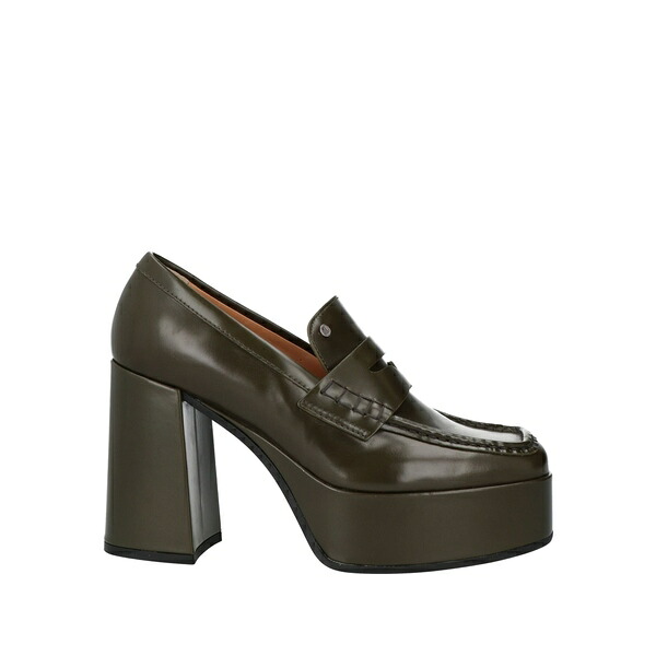 【送料無料】 ロリブル レディース スリッポン・ローファー シューズ Loafers Green｜asty