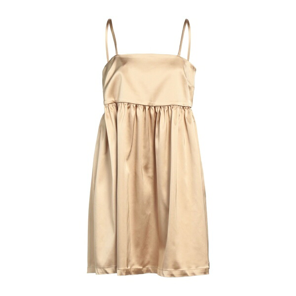 【送料無料】 セミクチュール レディース ワンピース トップス Mini dresses Beige