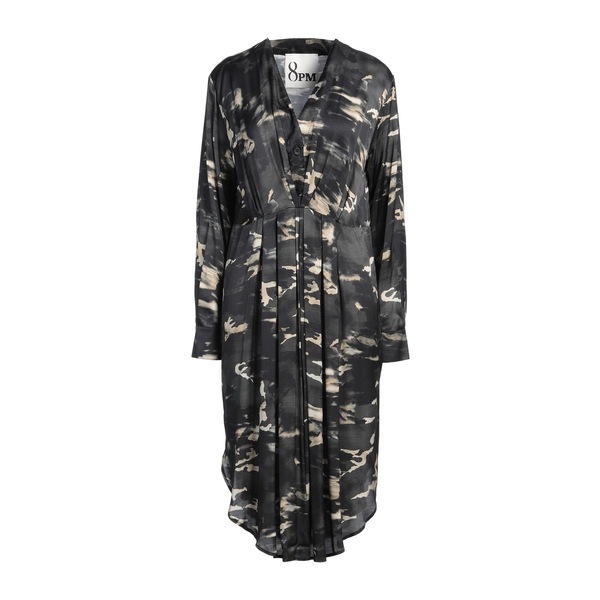 【送料無料】 エイト・ピーエム レディース ワンピース トップス Mini dresses Grey｜asty
