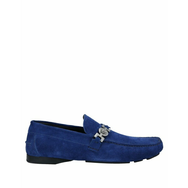 ヴェルサーチ Versace Bright スリッポン メンズ スリッポン ローファー Blue シューズ シューズ Bright Loafers 人気ランキング