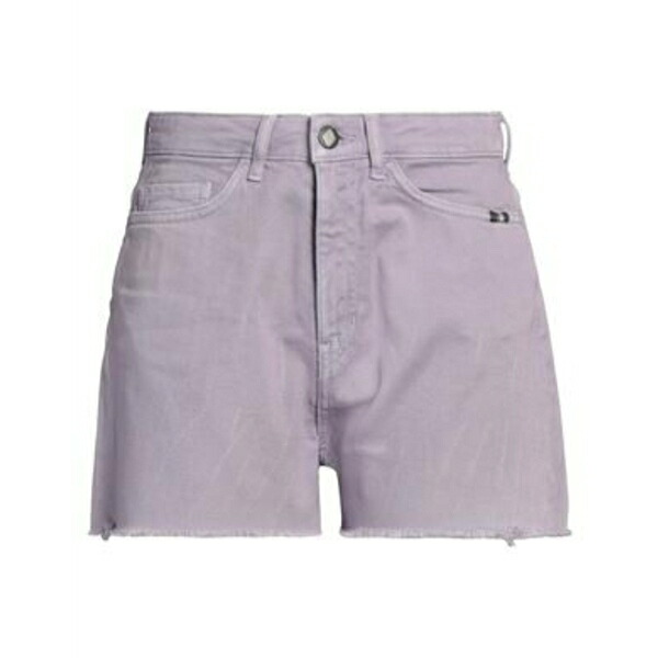 【送料無料】 アミッシュ レディース デニムパンツ ボトムス Denim shorts Purple