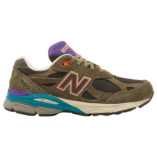 New Balance ニューバランス メンズ スニーカー 【New Balance 990v3 YCMC MiUSA Trailblazers】 サイズ US_9(27.0cm) Dark Camo/Camo Green/Prism Purple/Poppy画像