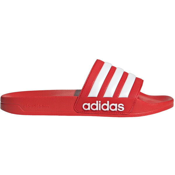 adidas アディダス メンズ スニーカー  【adidas Adilette Shower Slides Vivid Red Cloud White】  大いさ US_5(23.0糎) Vivid Red/Cloud White/Vivid Red 靴-スニーカー