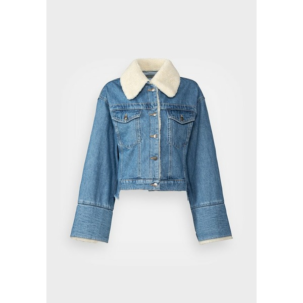 エスプリ レディース ジャケット medium wash jacket アウター blue 
