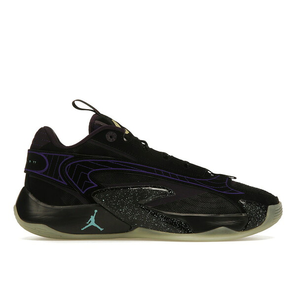 Jordan ジョーダン メンズ スニーカー  【Jordan Luka 2 Luk.人工知能学 Space Hunter】  大きさ US_7.5(25.5糎) Black/Grand Purple/Aurora Green/Glow
