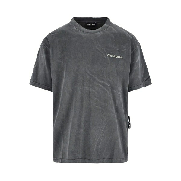 カルチュラ メンズ プルオーバー トップス Logo t-shirt Grey