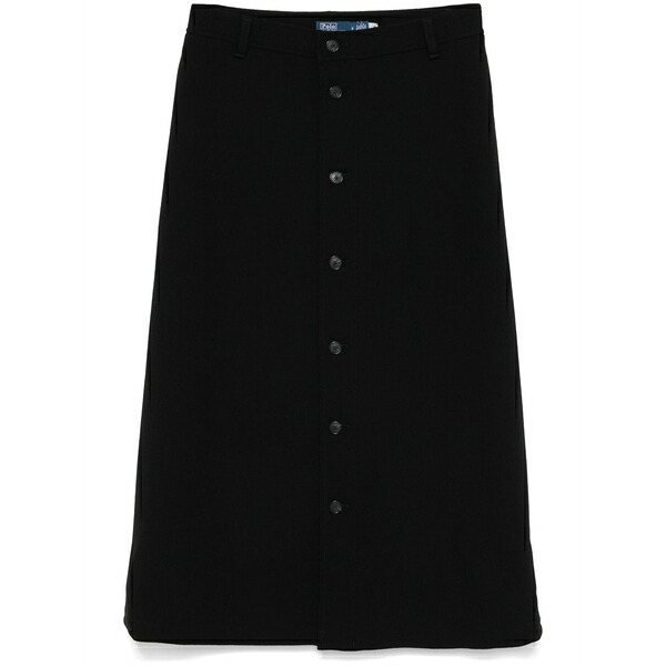 ラルフローレン レディース スカート ボトムス A-line midi skirt Black