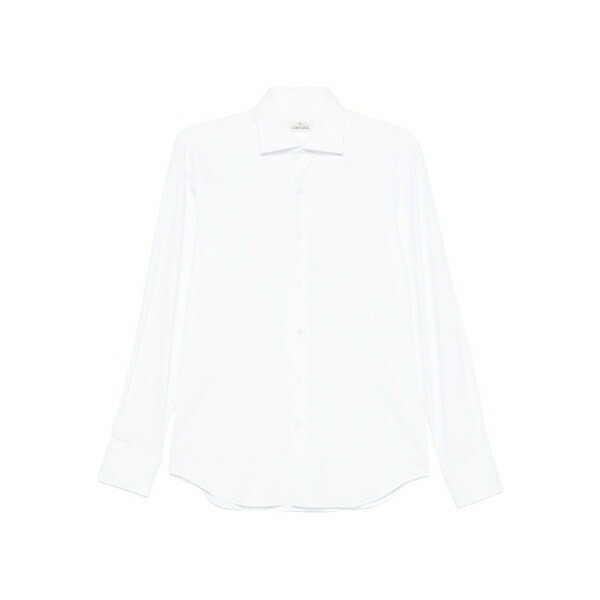 アレッサンドロゲラルディ メンズ シャツ トップス Cotton shirt White｜asty