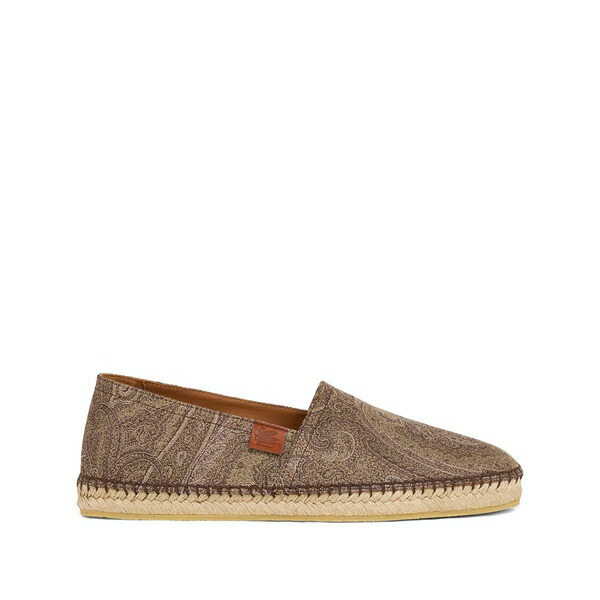 エトロ メンズ サンダル シューズ Arnica jacquard espadrilles Brown