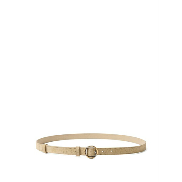 ジャクエムス レディース 三尺帯 付属物 La ceinture salon crocodile-embossed belt Neutrals