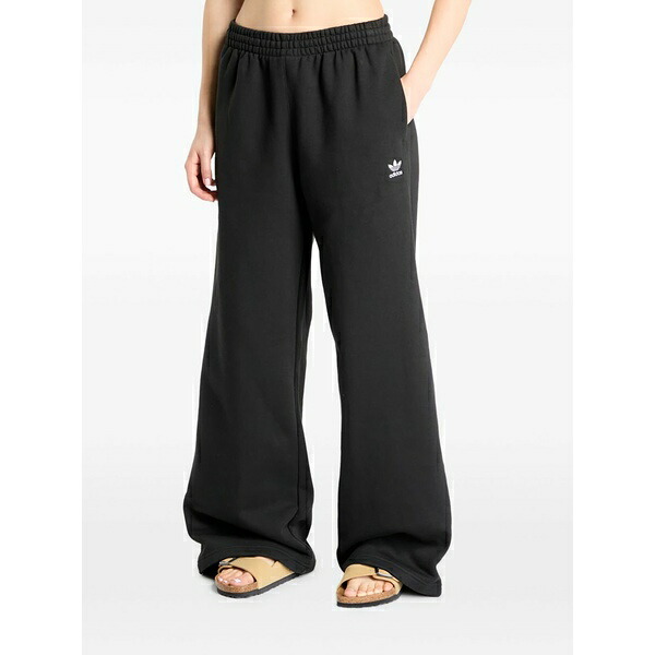 アディダス レディース カジュアルパンツ ボトムス Essentials fleece pants Black
