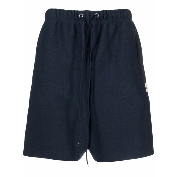 アドバイザリー ゲーム盤 クリスタルズ メンズ 心地よいズボン下 ボトムス Drawstring track shorts Blue